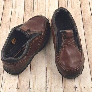 Timberland Brown Leather Slip-on Toddler Size 8